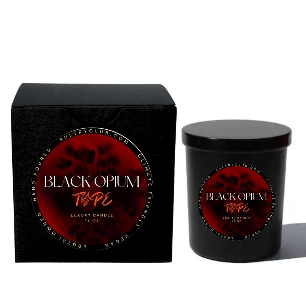 Black Opium Type Luxury Candle